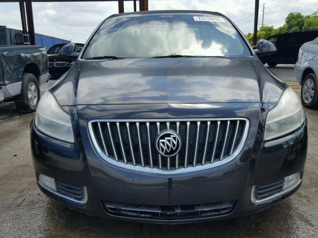 W04GT5GC6B1003706 - 2011 BUICK REGAL CXL BLACK photo 10