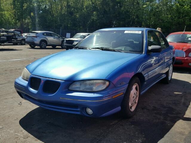 1G2NE52M4TC722857 - 1996 PONTIAC GRAND AM S Mavi foto 2