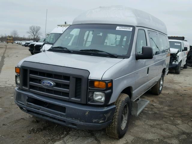 1FBSS3BL2ADA57276 - 2010 FORD E350 SD GRAY photo 2