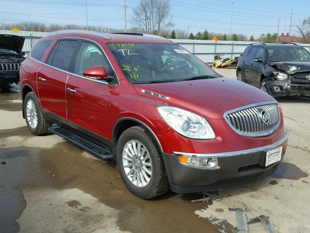 5GAKRCED9CJ181613 - 2012 BUICK ENCLAVE RED photo 1