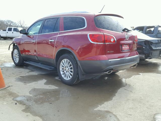 5GAKRCED9CJ181613 - 2012 BUICK ENCLAVE RED photo 3