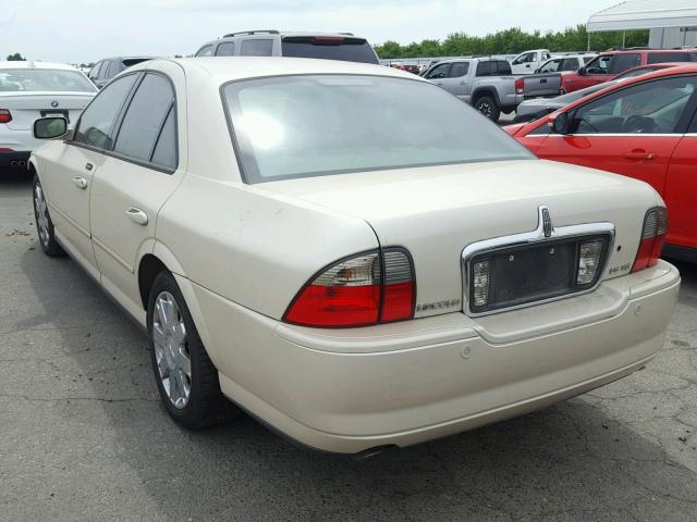 1LNHM87A13Y680979 - 2003 LINCOLN LS CREAM photo 3