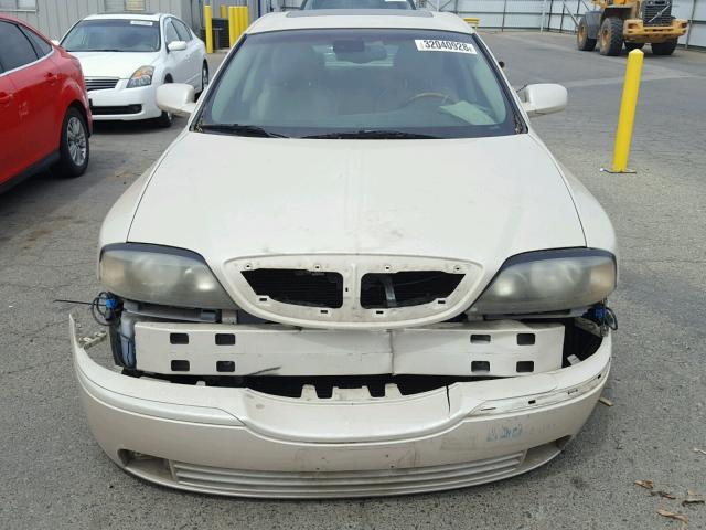 1LNHM87A13Y680979 - 2003 LINCOLN LS CREAM photo 9