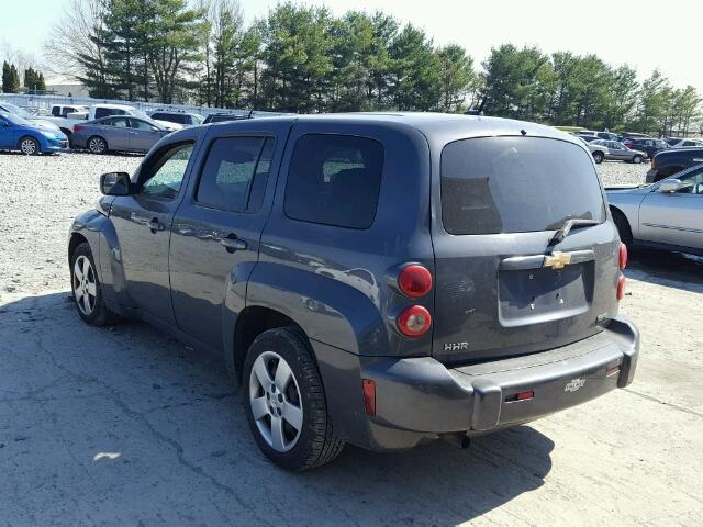 3GNBAADB8AS554718 - 2010 CHEVROLET HHR LS BLUE photo 3