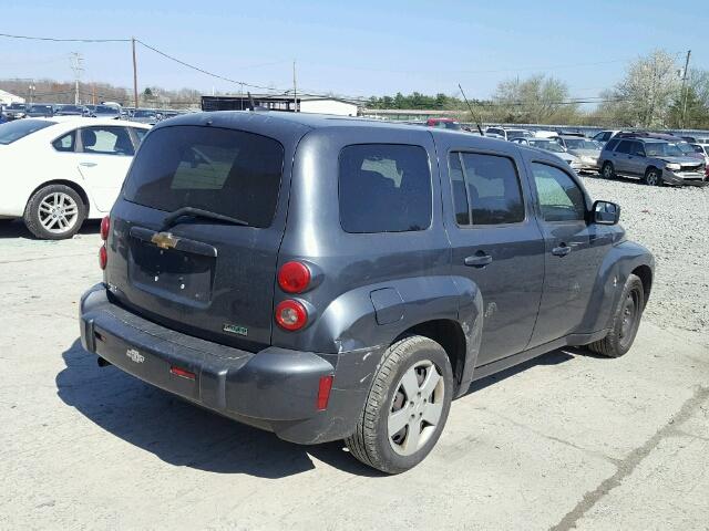 3GNBAADB8AS554718 - 2010 CHEVROLET HHR LS BLUE photo 4