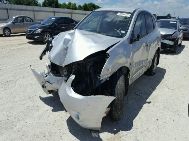 JN8AS5MVXDW147662 - 2013 NISSAN ROGUE S SILVER photo 2