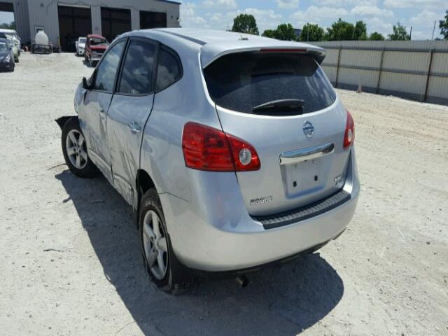 JN8AS5MVXDW147662 - 2013 NISSAN ROGUE S SILVER photo 3