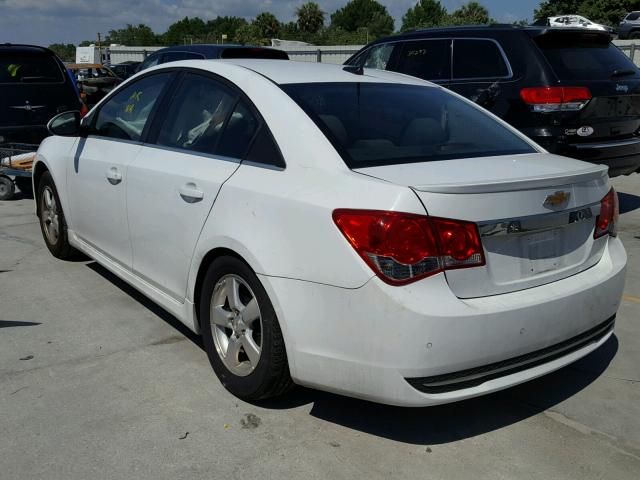 1G1PF5S90B7267258 - 2011 CHEVROLET CRUZE LT WHITE photo 3