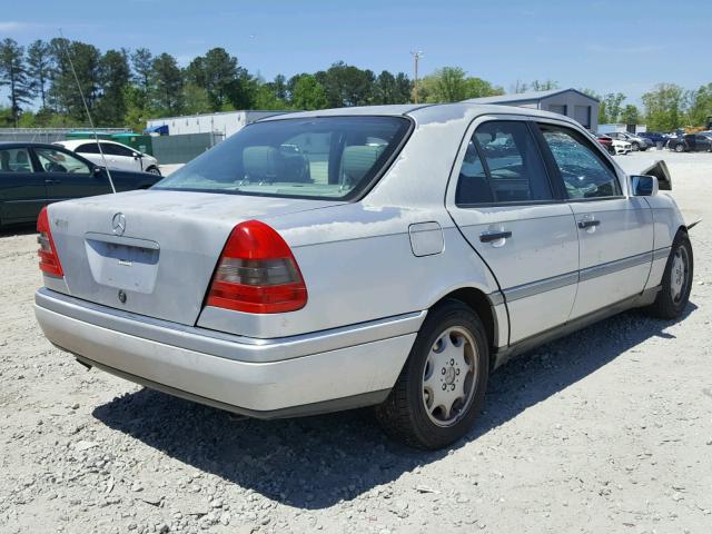 WDBHA28E9SF174529 - 1995 MERCEDES-BENZ C 280 SILVER photo 4