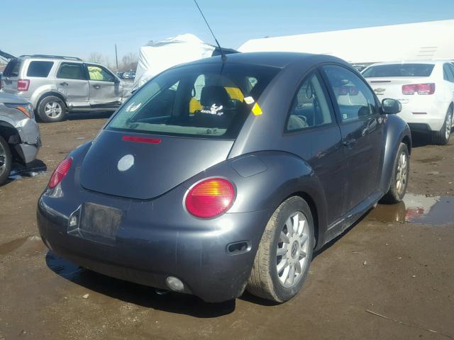 3VWCK31C84M423202 - 2004 VOLKSWAGEN NEW BEETLE 灰色 照片 4