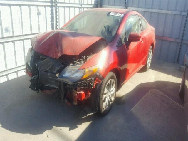 2HGFG3B52FH528029 - 2015 HONDA CIVIC LX RED photo 2