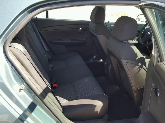 1G1ZH57B19F105119 - 2009 CHEVROLET MALIBU 1LT GREEN photo 6