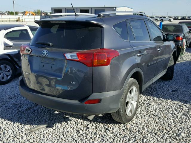 2T3ZFREV8FW172165 - 2015 TOYOTA RAV4 LE GRAY photo 4