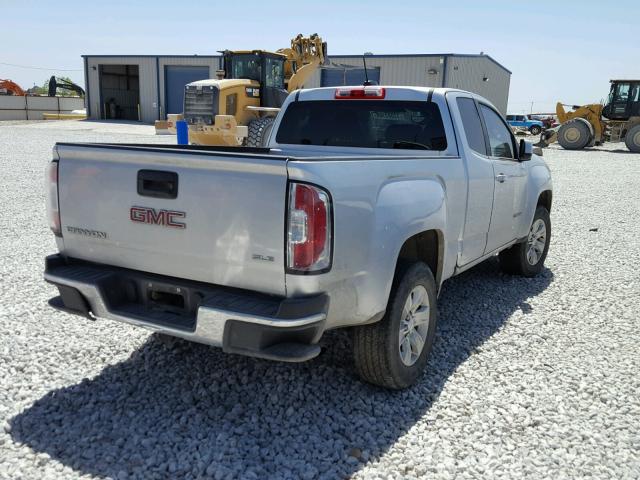 1GTH5BEA1F1179881 - 2015 GMC CANYON SLE GRAY photo 4