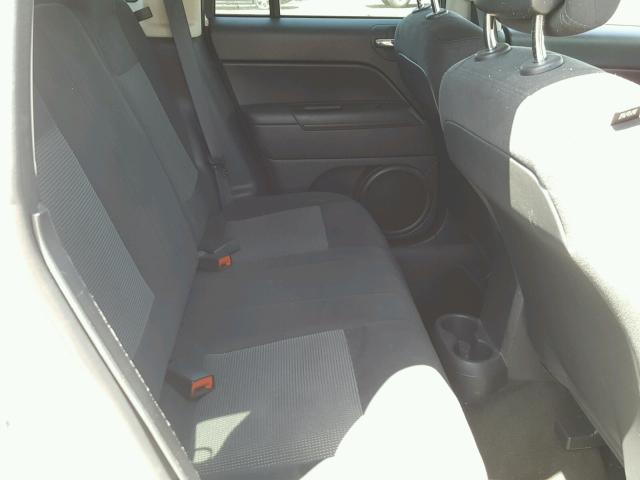 1C4NJCBAXED881851 - 2014 JEEP COMPASS SP WHITE photo 6