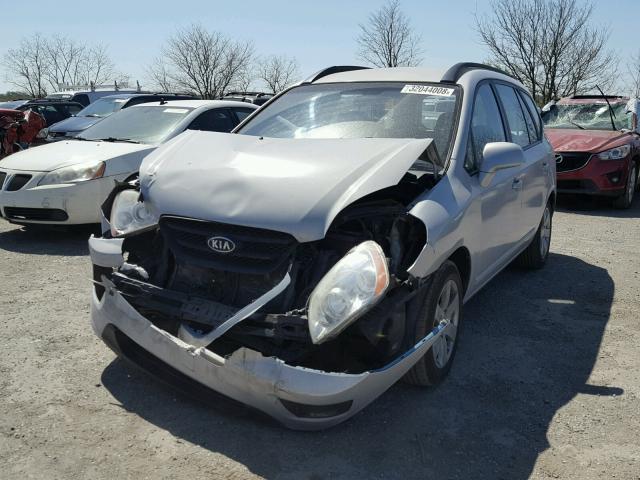 KNAFG526087139002 - 2008 KIA RONDO LX SILVER photo 2