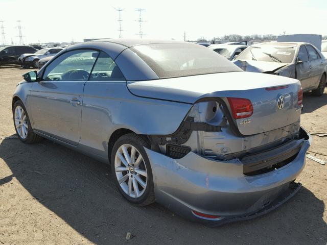 WVWBW8AH9DV001019 - 2013 VOLKSWAGEN EOS KOMFOR 蓝色 照片 3