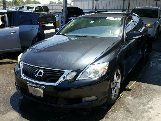 JTHBL96S785001401 - 2008 LEXUS GS 460 BLACK photo 2