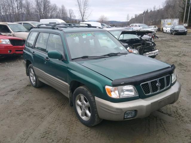 JF1SF65551H764787 - 2001 SUBARU FORESTER S Yaşıl foto 1