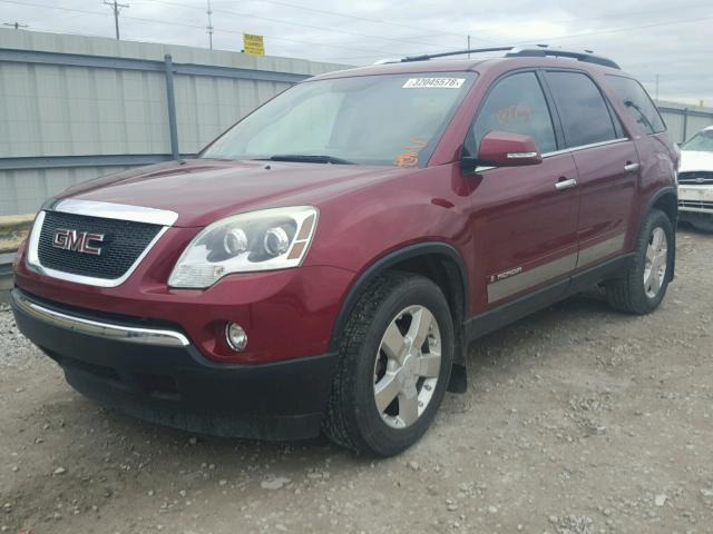 1GKER23777J121536 - 2007 GMC ACADIA SLT მუქწითელი ფოტო 2