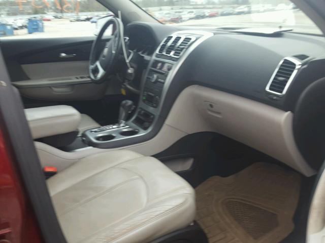 1GKER23777J121536 - 2007 GMC ACADIA SLT მუქწითელი ფოტო 5