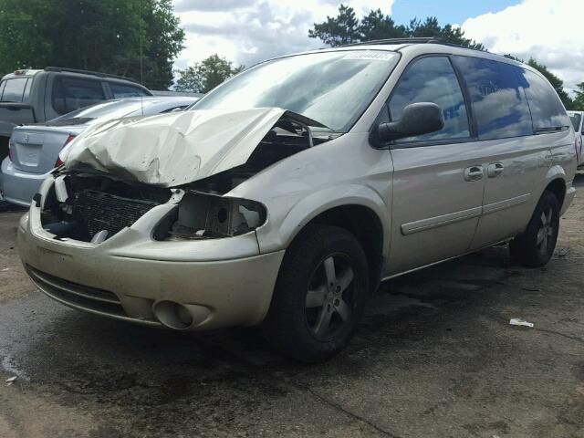 2D4GP44L45R477097 - 2005 DODGE GRAND CARA TAN photo 2