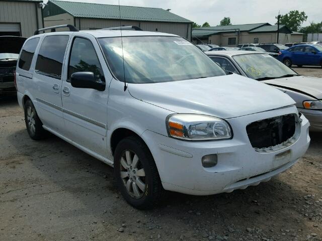 5GADV33177D201312 - 2007 BUICK TERRAZA CX WHITE photo 1