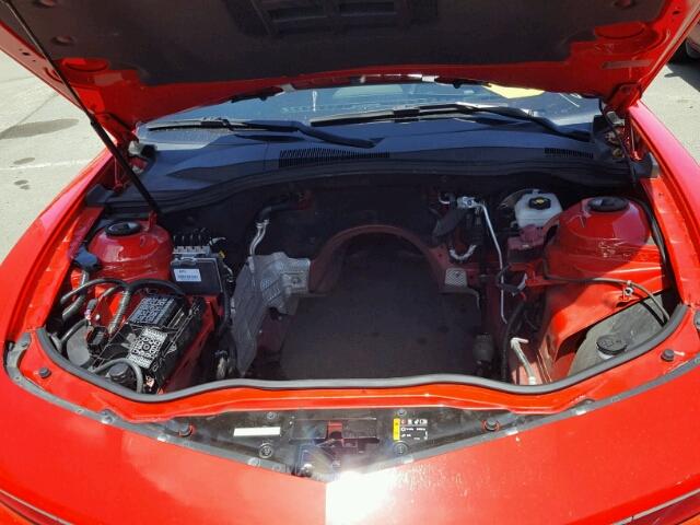 2G1FK3DJXE9279732 - 2014 CHEVROLET CAMARO SS RED photo 7