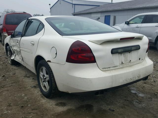 2G2WP522941105460 - 2004 PONTIAC GRAND PRIX WHITE photo 3