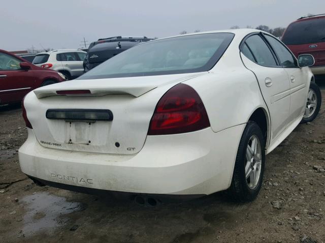 2G2WP522941105460 - 2004 PONTIAC GRAND PRIX WHITE photo 4