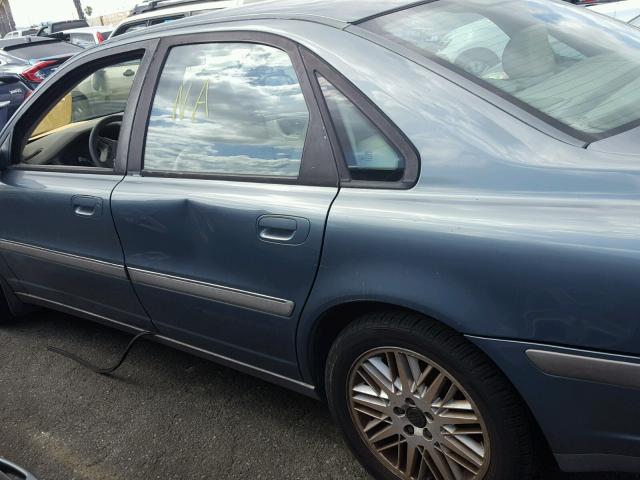 YV1TS90D711176810 - 2001 VOLVO S80 T6 BLUE photo 9