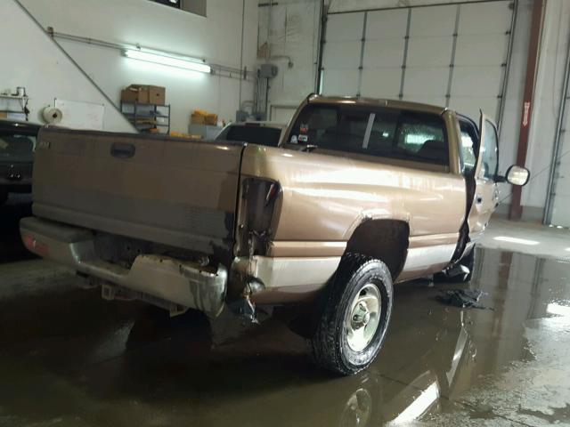 1B7HF16Z61S660823 - 2001 DODGE RAM 1500 TAN photo 4