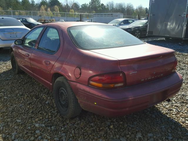 1B3EJ46X5WN126382 - 1998 DODGE STRATUS RED photo 3