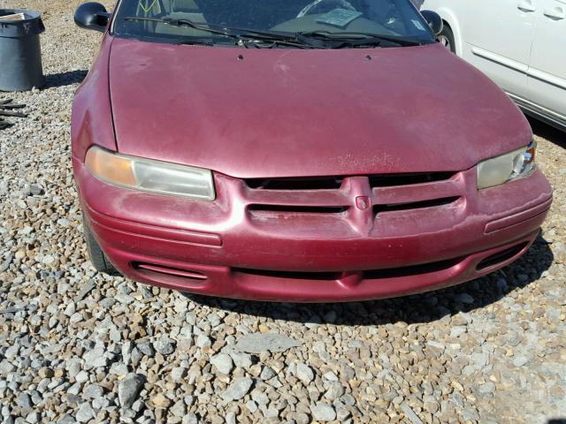 1B3EJ46X5WN126382 - 1998 DODGE STRATUS RED photo 9