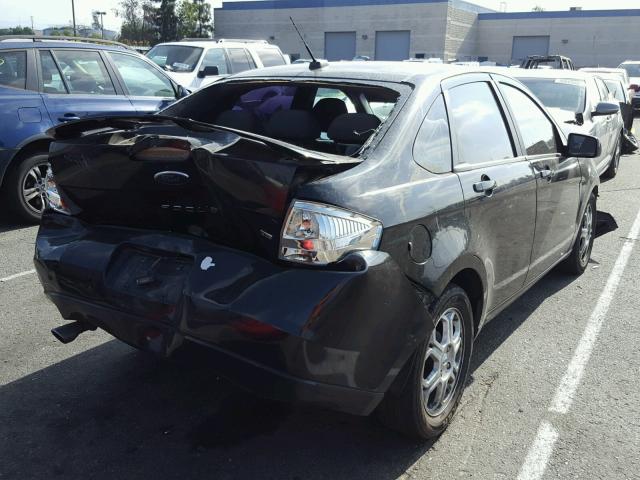 1FAHP36N79W131459 - 2009 FORD FOCUS SES BLACK photo 4