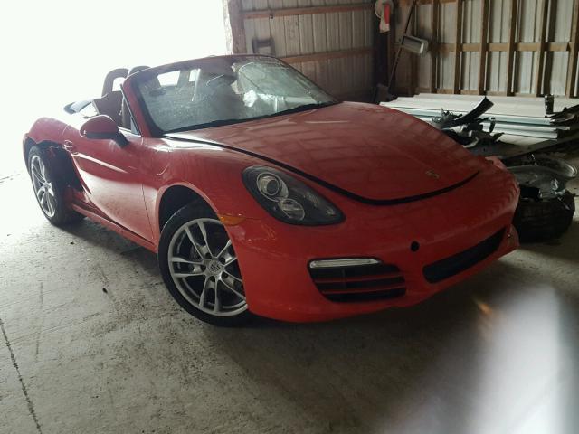 WP0CA2A82EK120825 - 2014 PORSCHE BOXSTER RED photo 1