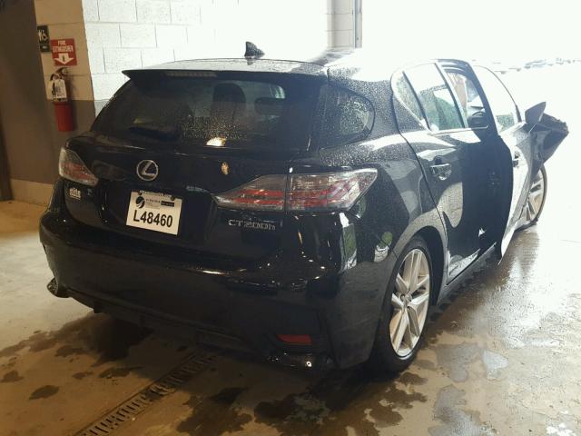 JTHKD5BH9E2189254 - 2014 LEXUS CT 200 BLACK photo 4