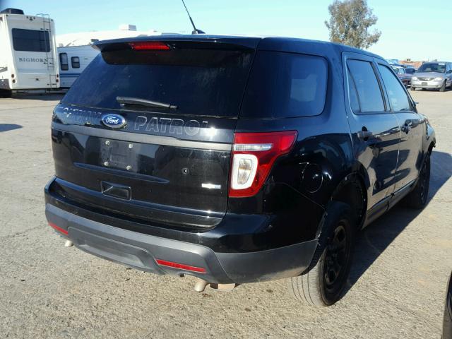 1FM5K8AR7DGC53837 - 2013 FORD EXPLORER P BLACK photo 4