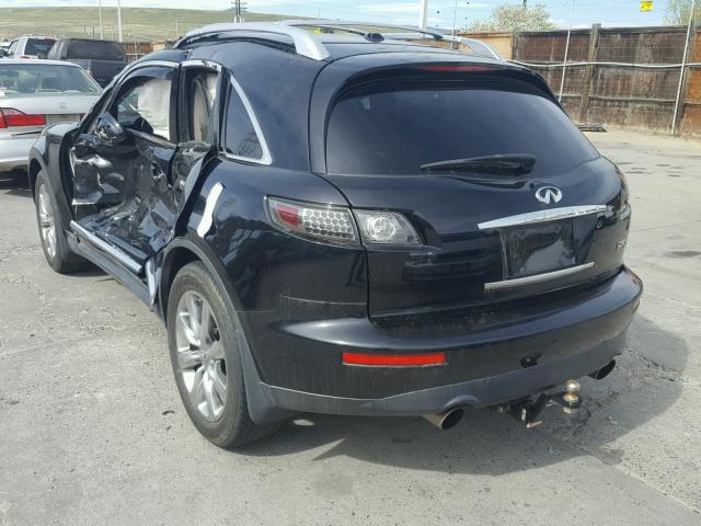 JNRBS08W36X401537 - 2006 INFINITI FX45 BLACK photo 3