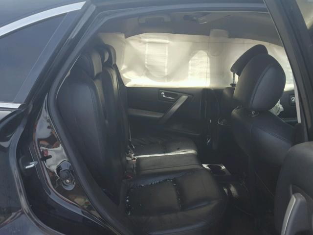 JNRBS08W36X401537 - 2006 INFINITI FX45 BLACK photo 6