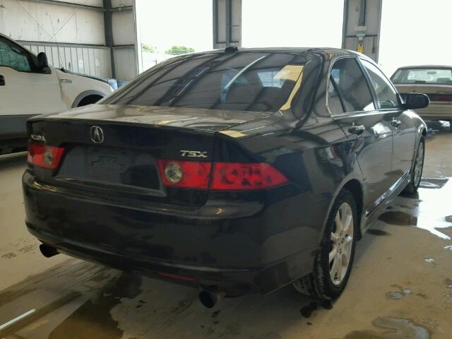 JH4CL96836C017385 - 2006 ACURA TSX BLACK photo 4