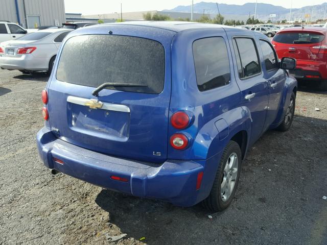 3GNDA13D76S639701 - 2006 CHEVROLET HHR LS BLUE photo 4