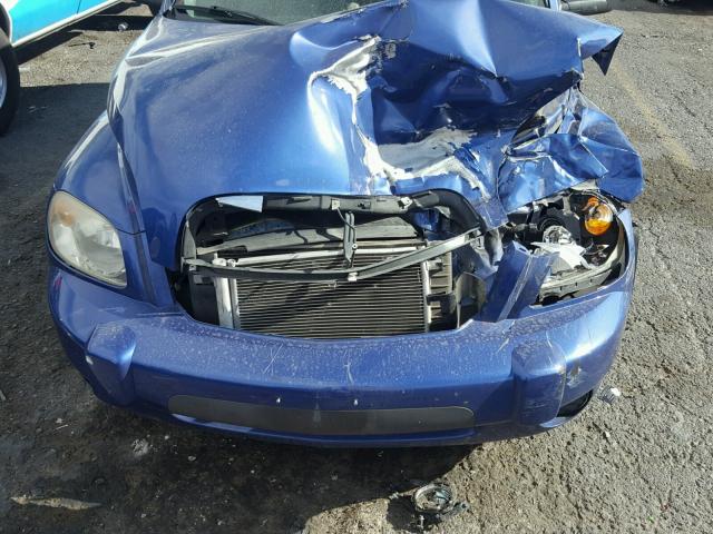 3GNDA13D76S639701 - 2006 CHEVROLET HHR LS BLUE photo 7