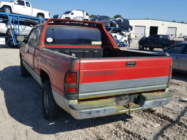 3B7HC12Z5XG123858 - 1999 DODGE RAM 1500 RED photo 3