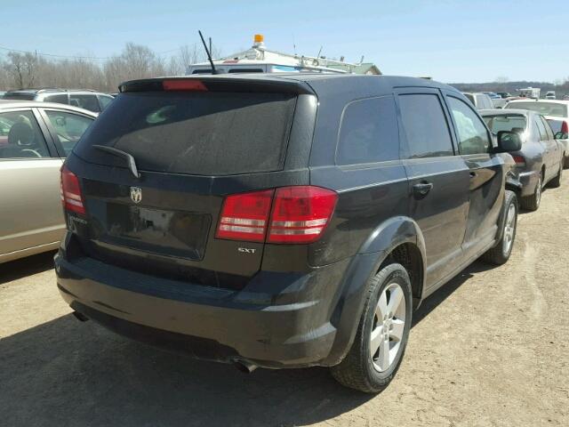 3D4GG57V89T215380 - 2009 DODGE JOURNEY SX BLACK photo 4