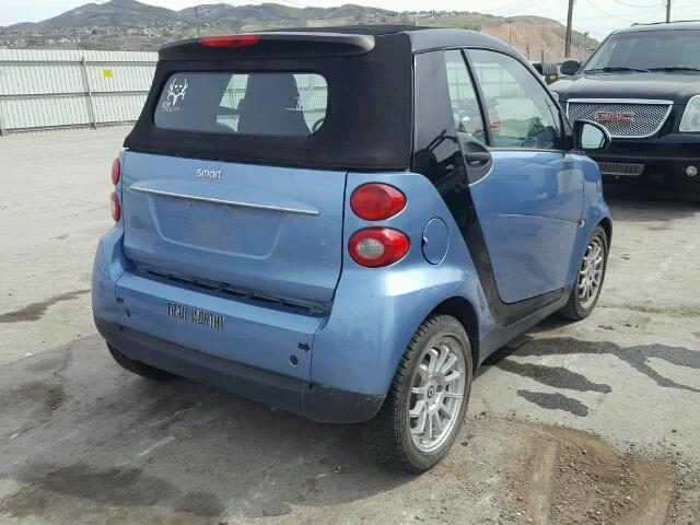 WMEEK3BA2BK422285 - 2011 SMART FORTWO PAS 蓝色 照片 4