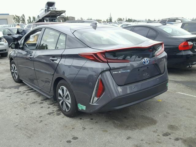 JTDKARFP8H3020778 - 2017 TOYOTA PRIUS PRIM გრაფიტი ფოტო 3
