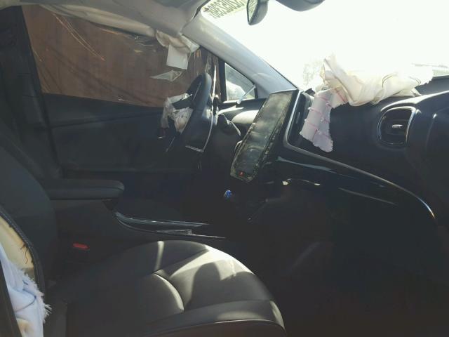 JTDKARFP8H3020778 - 2017 TOYOTA PRIUS PRIM გრაფიტი ფოტო 5