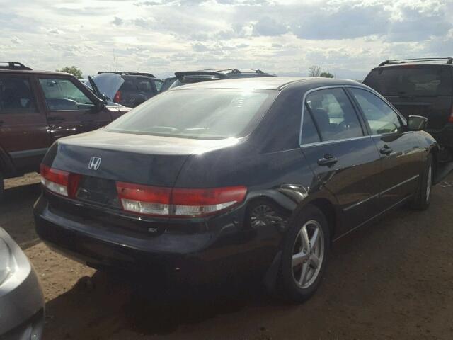 1HGCM56694A090728 - 2004 HONDA ACCORD EX BLACK photo 4