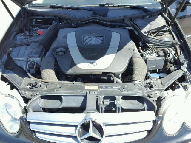 WDBTJ56H28F238508 - 2008 MERCEDES-BENZ CLK 350 BLACK photo 7